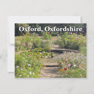 Christ Church Memorial Garden in Oxford Postkarte