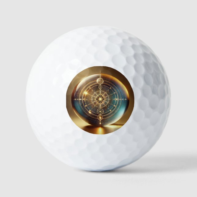 Christ Consciousness Golf Ball (Vorderseite)