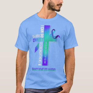 Christ Crossing Schwangerschaft Säugling Verlust B T-Shirt
