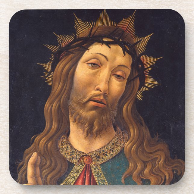 Christ Crowned with Thorns by Sandro Botticelli Getränkeuntersetzer (Vorderseite)