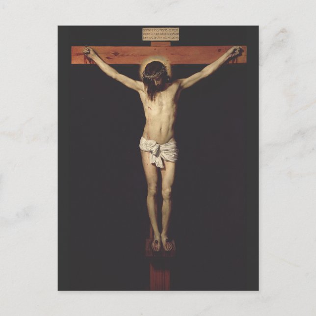 Christ Cruciated by Diego Velazquez Postkarte (Vorderseite)