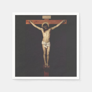 Christ Cruciated by Diego Velazquez Serviette