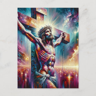 CHRIST DAS LICHT FEIERTAGSPOSTKARTE