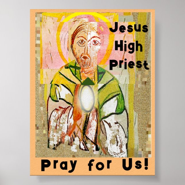 Christ das Priesterposter Poster (Vorne)
