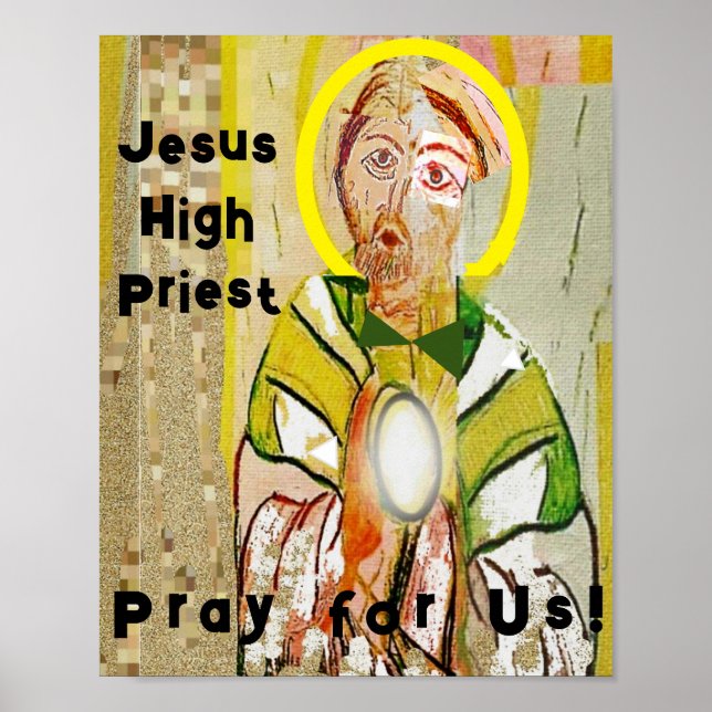 Christ das Priesterposter Poster (Vorne)