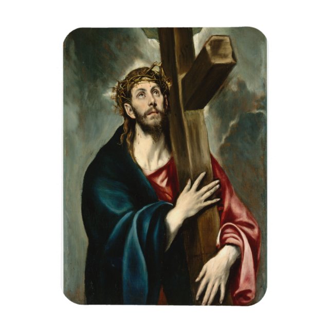 Christ, der das Kreuz trägt, El Greco Magnet (Vertikal)