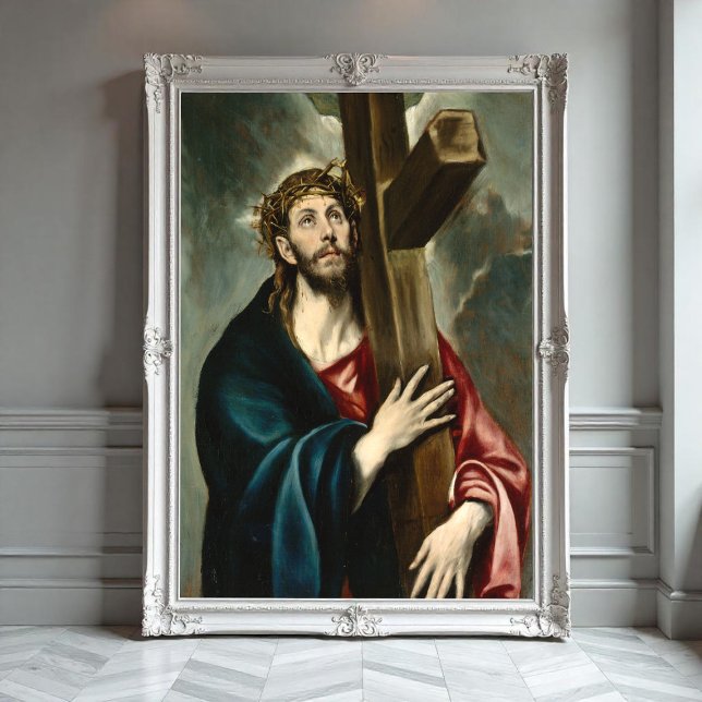 Christ, der das Kreuz trägt, El Greco Poster (Von Creator hochgeladen)