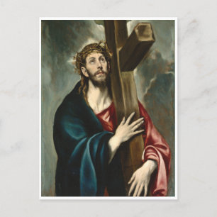 Christ, der das Kreuz trägt, El Greco Postkarte