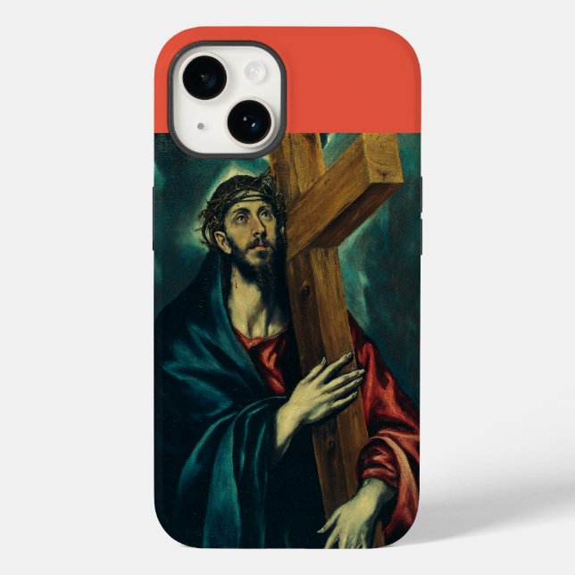 Christ, der das Kreuz von El Greco trägt Case-Mate iPhone Hülle (Rückseite)