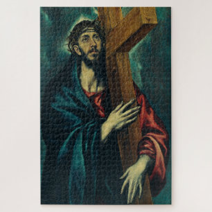 Christ, der das Kreuz von El Greco trägt Puzzle