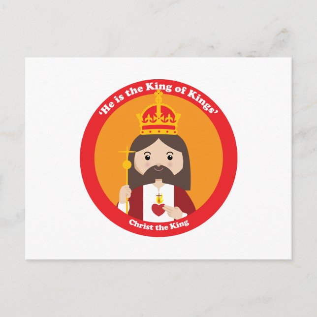 Christ der König Postkarte (Vorderseite)