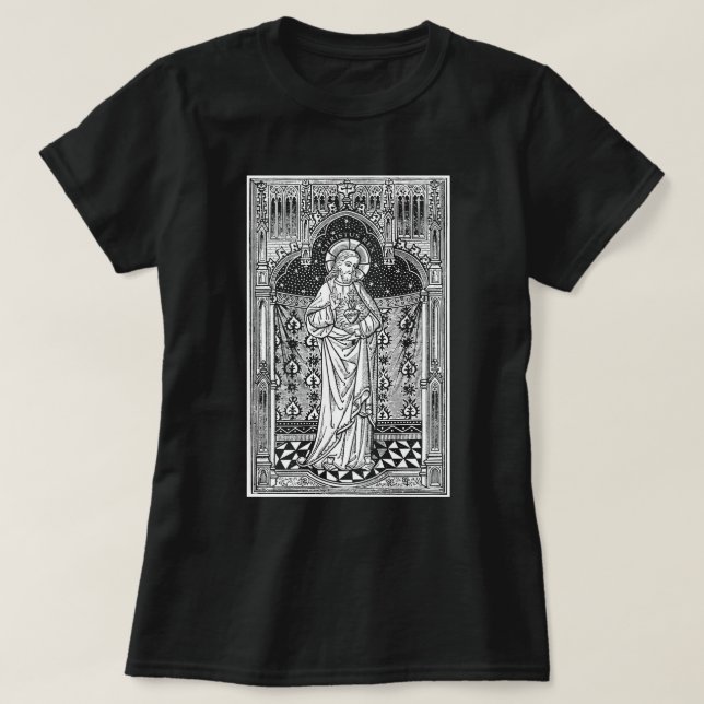 Christ des katholischen Königs, Christlich T-Shirt (Design vorne)
