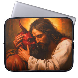 Christ Embracing Lucifer Laptopschutzhülle