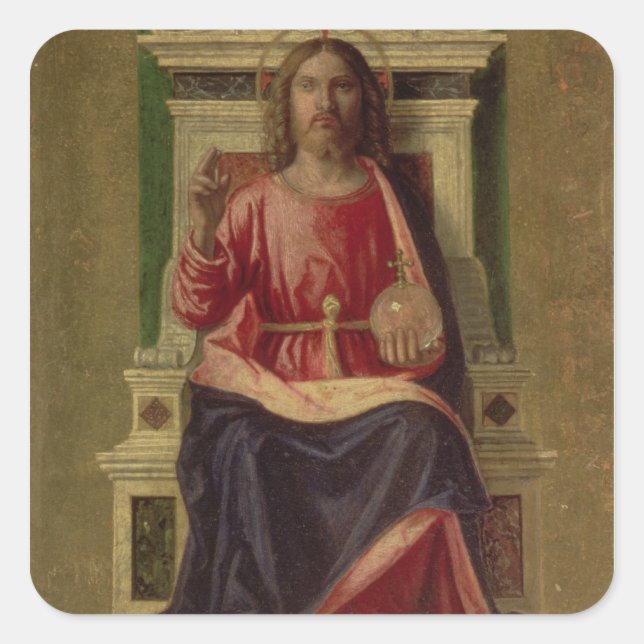 Christ enthusironed, c.1505 quadratischer aufkleber (Vorderseite)