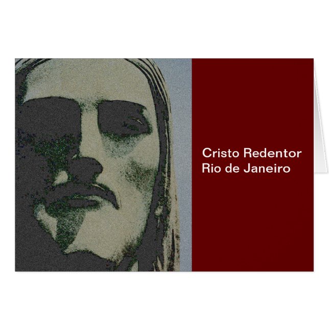 Christ face - Rio de Janeiro (Vorderseite (Horizontal))