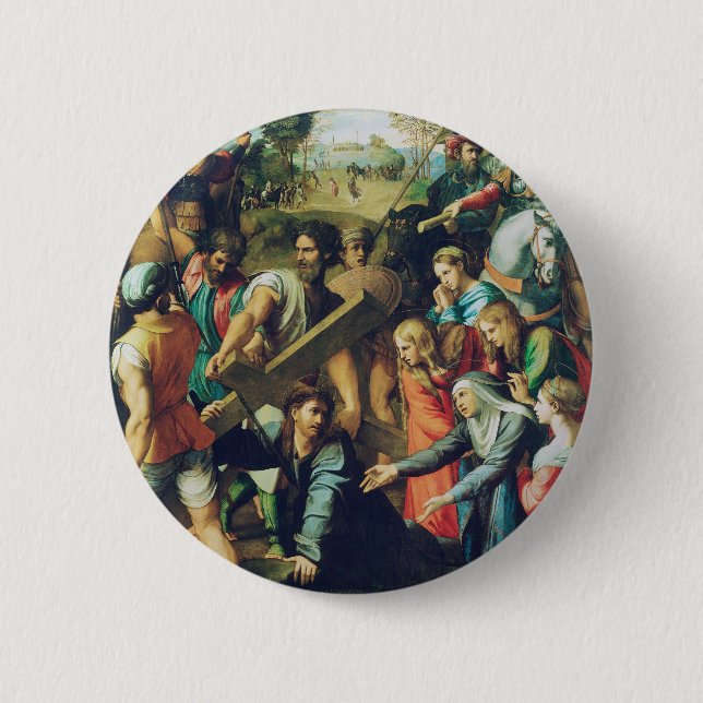 Christ Falling on the way to Calvary Button (Vorderseite)