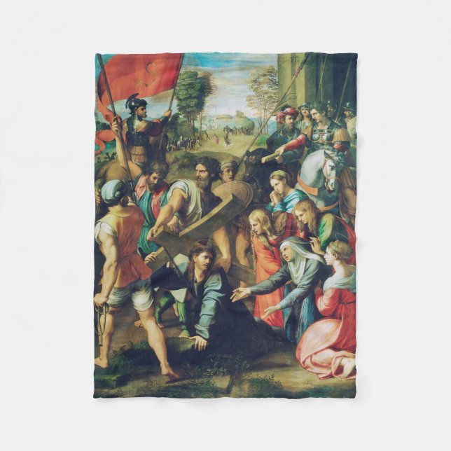 Christ Falling on the way to Calvary Fleecedecke (Vorderseite)
