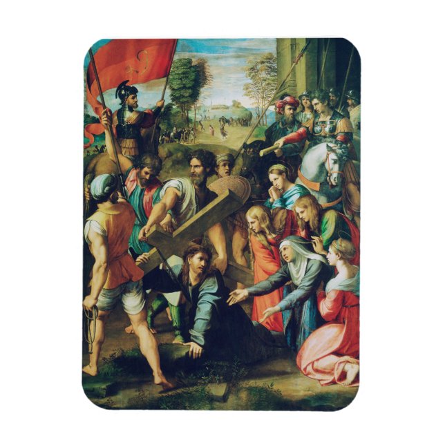 Christ Falling on the way to Calvary Magnet (Vertikal)