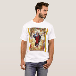 CHRIST-Fenster aus festem Glas T-Shirt