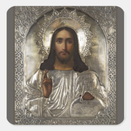 CHRIST Fine Art Quadratischer Aufkleber