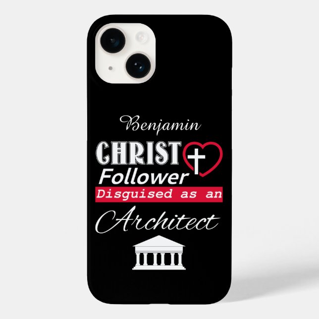Christ Follower als Architekt Christlich getarnt Case-Mate iPhone Hülle (Rückseite)