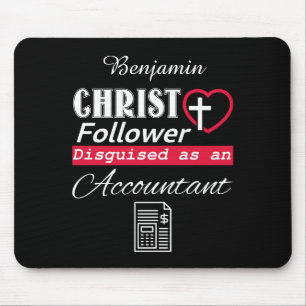 Christ Follower als Buchhalter Christlich getarnt Mousepad