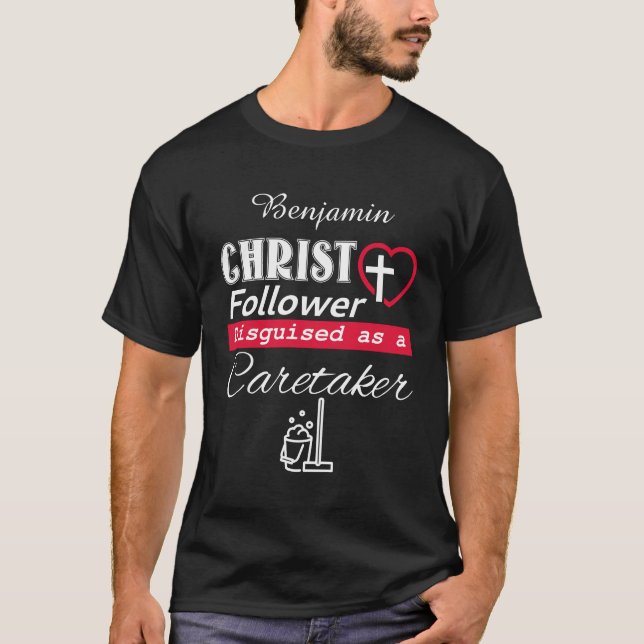 Christ Follower als Christlicher Karriere verkleid T-Shirt (Vorderseite)