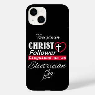 Christ Follower, getarnt als Elektriker Christlich Case-Mate iPhone 14 Hülle