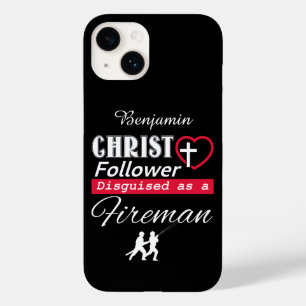 Christ Follower, getarnt als Feuerwehrmann Christl Case-Mate iPhone 14 Hülle
