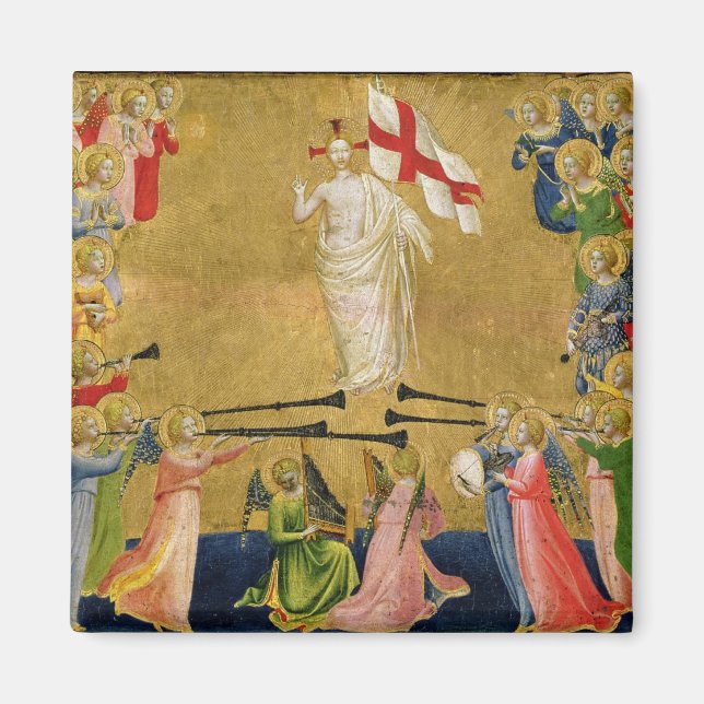 Christ Glorified in the Court of Heaven, 1423-24 Magnet (Vorne)