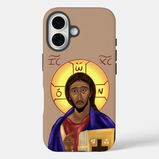 Christ Icon iPhone case - multiple sizes (Rückseite)