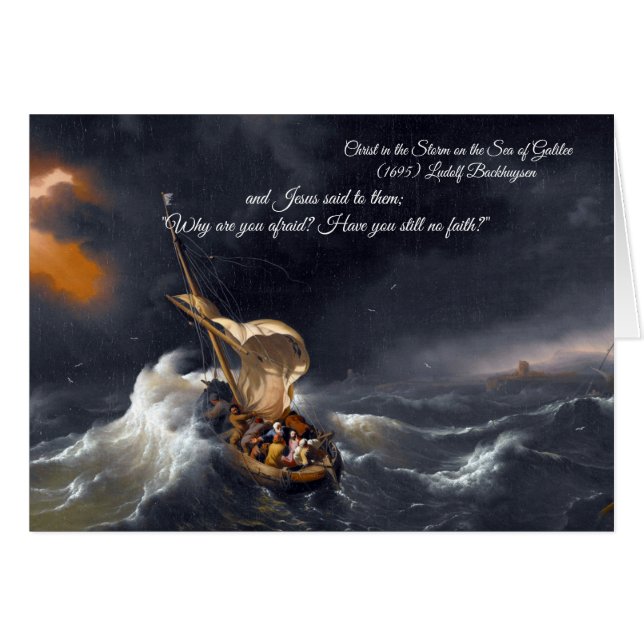 Christ im Sturm (Vorderseite (Horizontal))