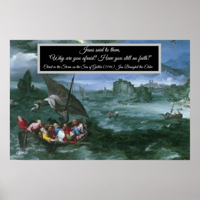 Christ im Sturm Poster (Vorne)