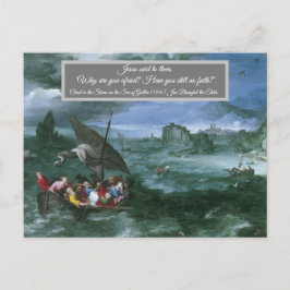 Christ im Sturm Postkarte