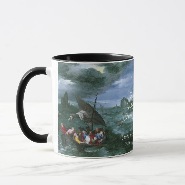 Christ im Sturm Tasse (Links)