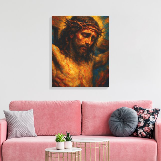 Christ in Agonie Leinwanddruck (Insitu (Wohnzimmer))
