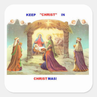 CHRIST IN CHRISTMAS STICKERS BEHALTEN