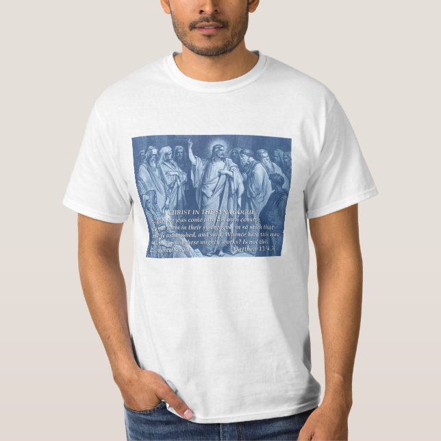 Christ in der Synagoge - Gustave Dore T-Shirt (Vorderseite)