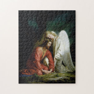 Christ in Gethsemane von Carl Bloch Puzzle