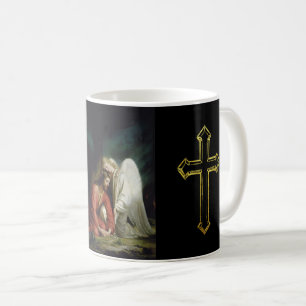 Christ in Gethsemane von Carl Bloch, Religiös Kaffeetasse