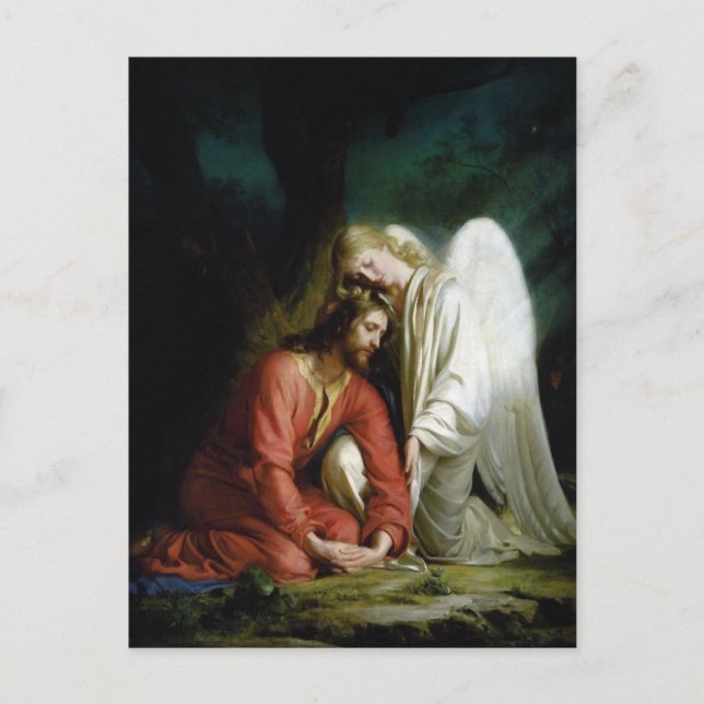 Christ in Gethsemane von Peter Paul Rubens Postcar Postkarte (Vorderseite)
