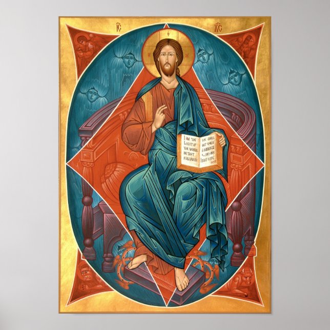Christ in Glory Icon Poster (Vorne)