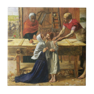 Christ in Joseph's Carpentry Shop Fliese