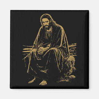 Christ in the Desert Jesus Prayer Christian Faiths Magnet