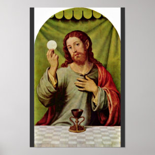 Christ In The Eucharist By Juanes Juan De (Best Qu Poster
