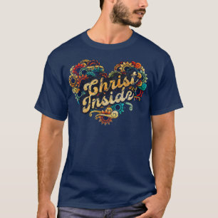 CHRIST INSIDE VIGNETTE VINTAG FARBE T-Shirt