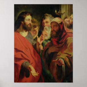 Christ Instruction Nicodemus Poster
