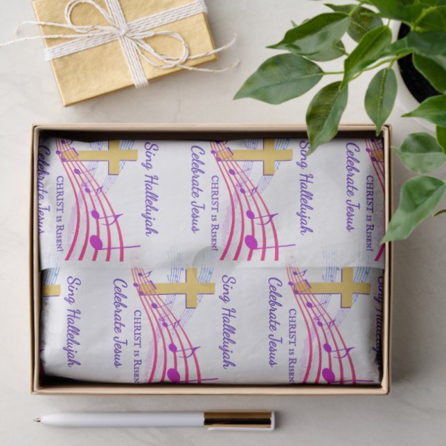 Christ is Risen Christian Easter Seidenpapier (Geschenk)