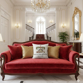 Christ is the Center Christmas  Kissen