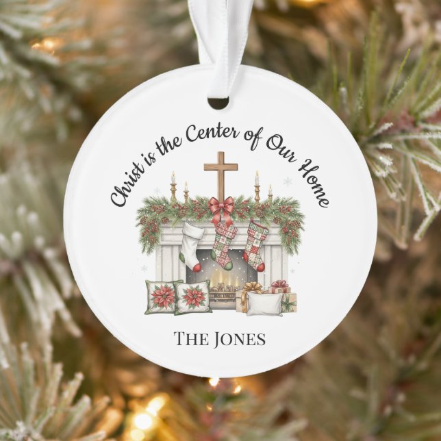 Christ is the Center Christmas  Ornament (Baum)